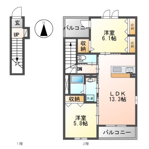 ミルフィオリ 間取り