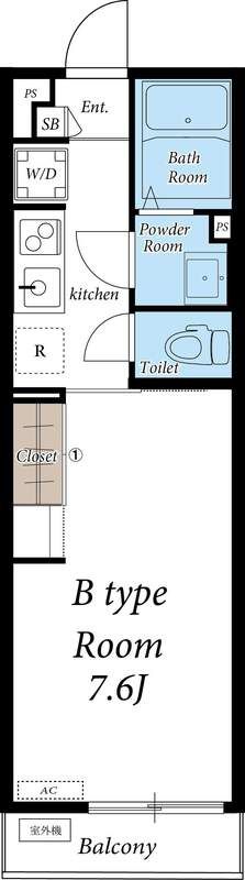リブリ・アジール・リラ 103号室 間取り