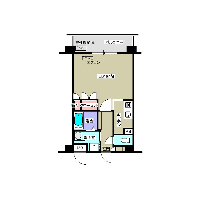 ＳＤ－５ 406号室 間取り