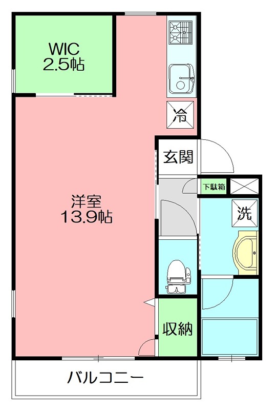ジ・アパートメント荻窪Ⅱ 301号室 間取り