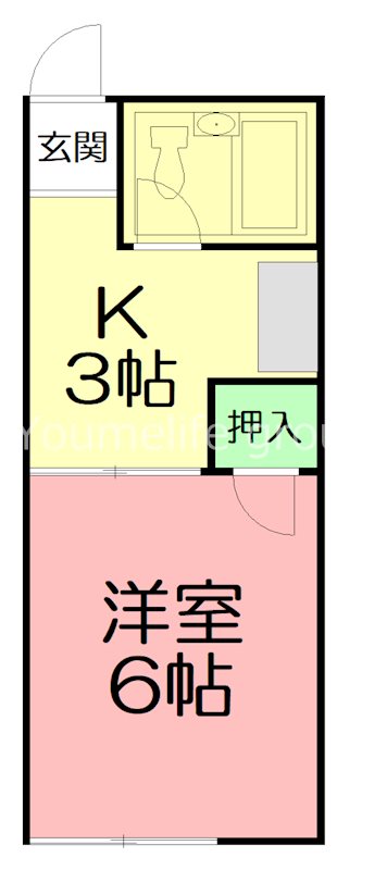 ガーデンプレイス 201号室 間取り