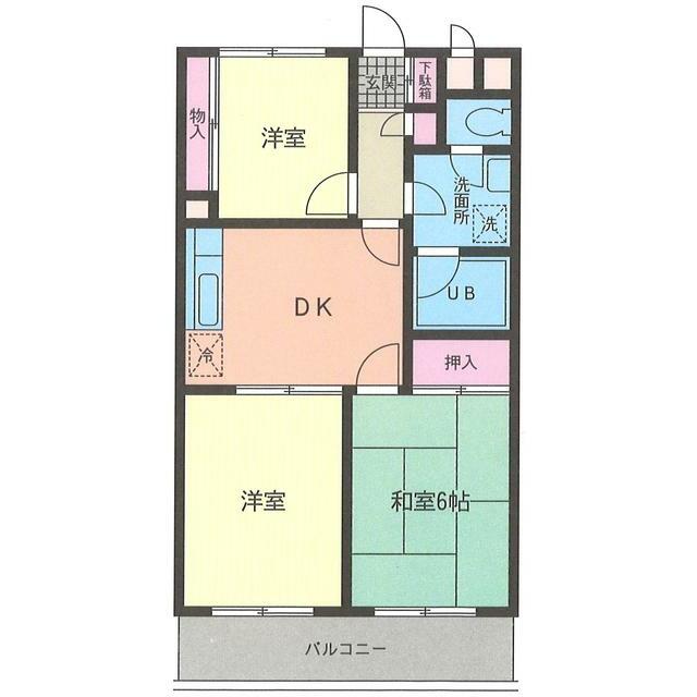 薫ガーデンハイム 106号室 間取り