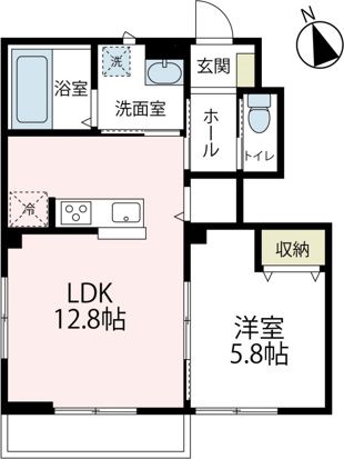 ラウレアⅠ 101号室 間取り
