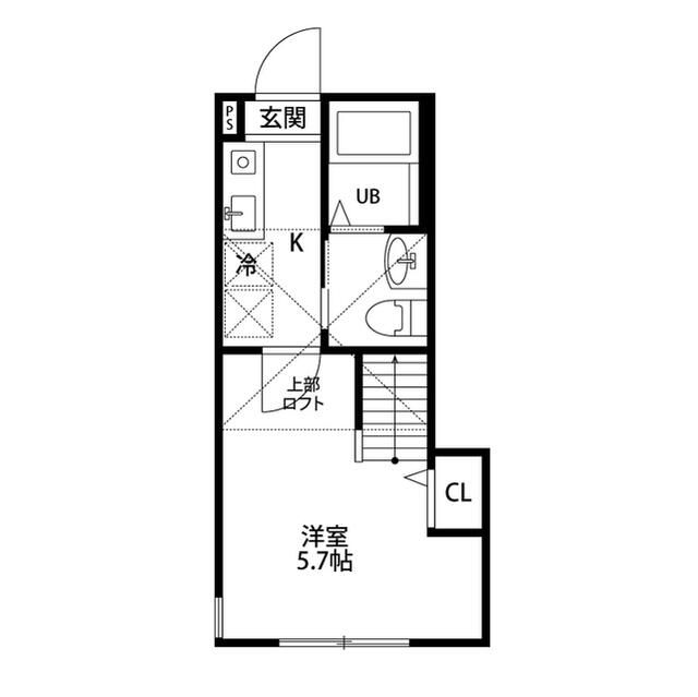 ラ・ポルト桜ヶ丘 203号室 間取り