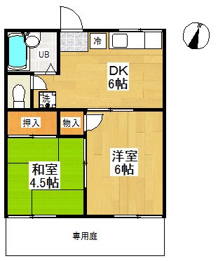 シャレー原宿C棟 C101号室 間取り