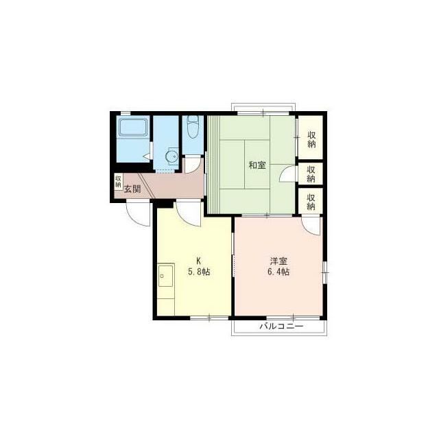 エスペランサ 201号室 間取り