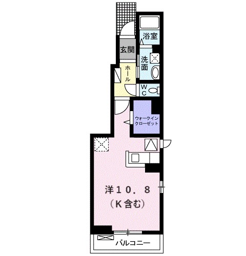 ミルト　ブリーゼ 101号室 間取り
