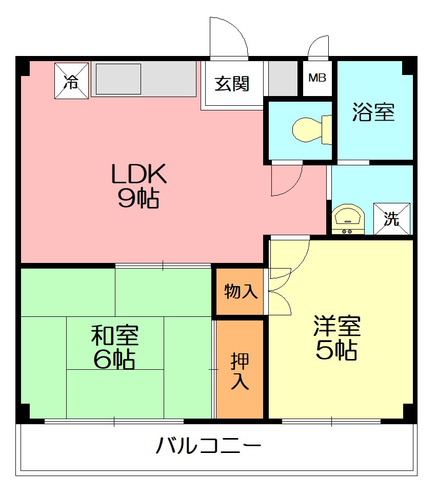 杉浦ビル 302号室 間取り