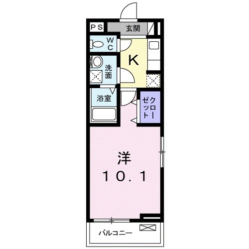 ベル・フルール弥生台Ⅰ 201号室 間取り