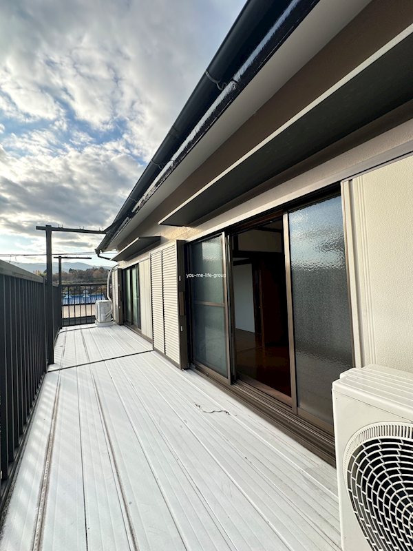 竹松貸家 ベランダ