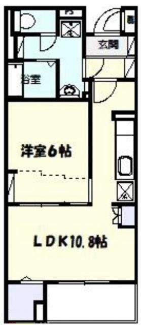 ブリッサ港南 101号室 間取り