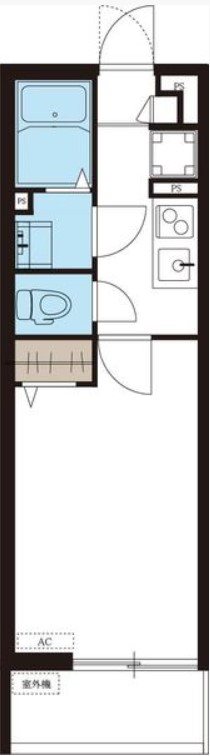 リブリ・ブラン　メゾン　壱番館 201号室 間取り