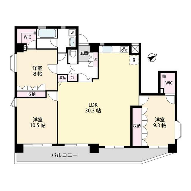 厚木富士幸ビル 501号室 間取り