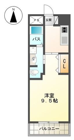 ヴィーナス（Venus） 0102号室 間取り