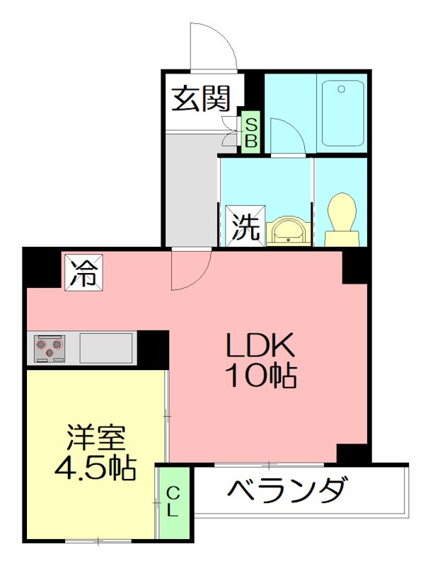 レフィアント鎌倉 302号室 間取り