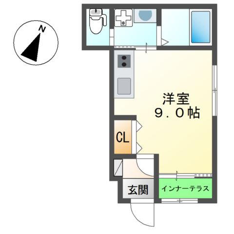 メゾンアイリス湘南Ⅱ 間取り