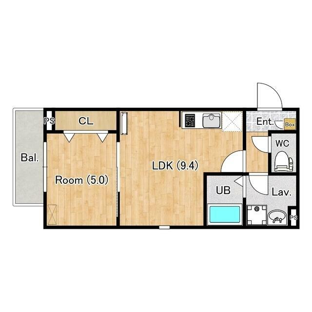 (仮称)ジーメゾン伊勢原シトラス 0105号室 間取り