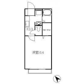 パラヴェーラⅡ 202号室 間取り