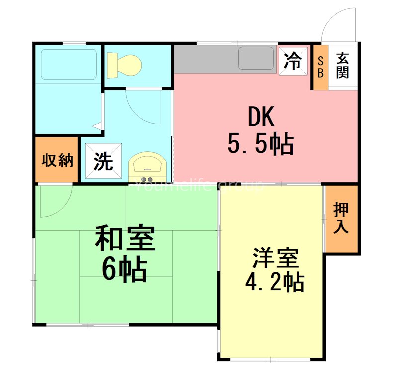 大木ハイツ 間取り図
