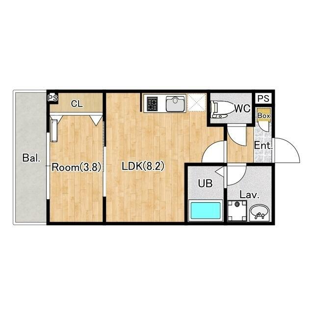 ジーメゾン伊勢原カエルム 0302号室 間取り
