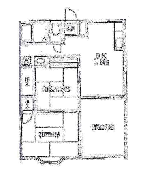 コーポタムコ 101号室 間取り