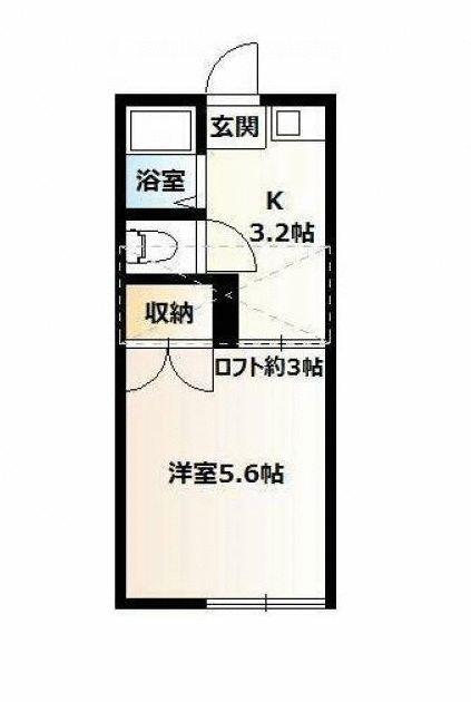 英白根コーポ 106号室 間取り