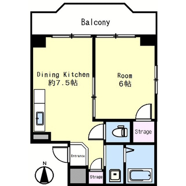 シャトル伊勢原 312号室 間取り