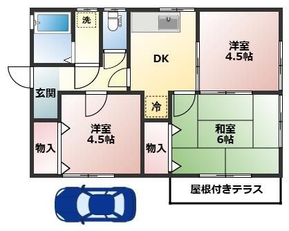 中丸貸家　2号棟 間取り