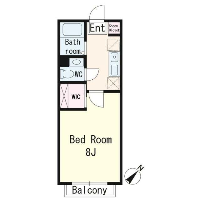 ＳＥＡ　ＦＬＡＴ 205号室 間取り