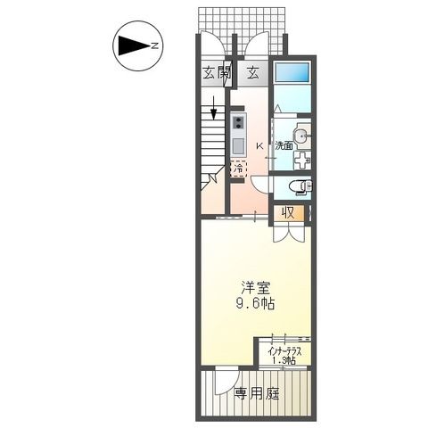 カーロ オルテンシア caroortensia 101号室 間取り