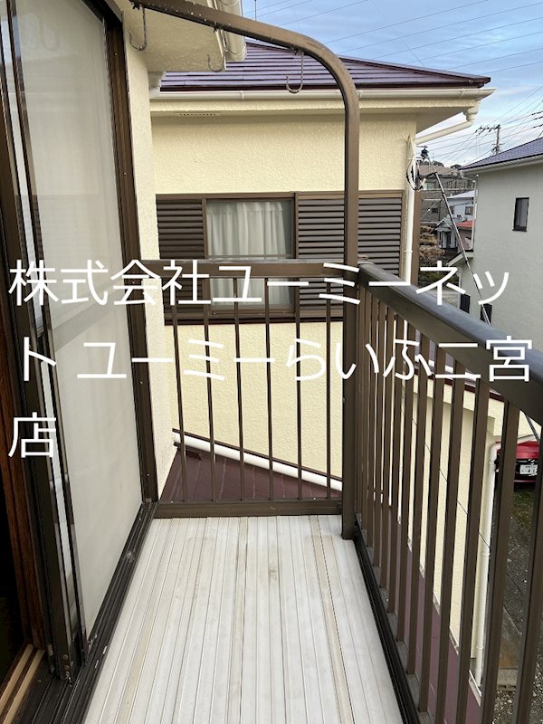野地貸家  ベランダ