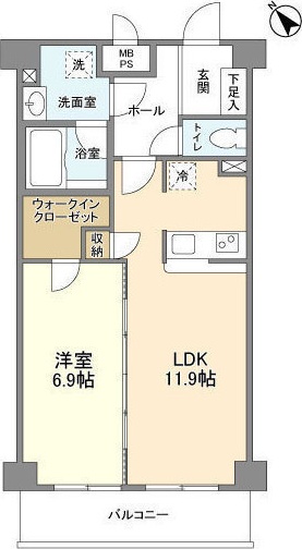 サンハイム戸塚 409号室 間取り