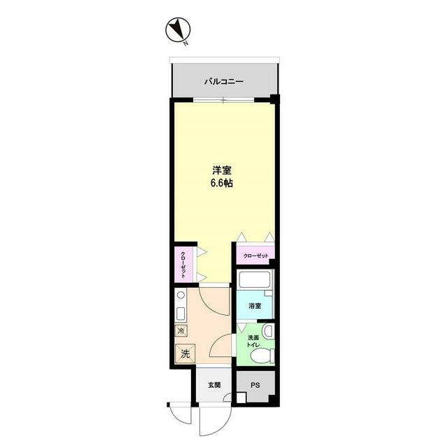 ミラドール 302号室 間取り