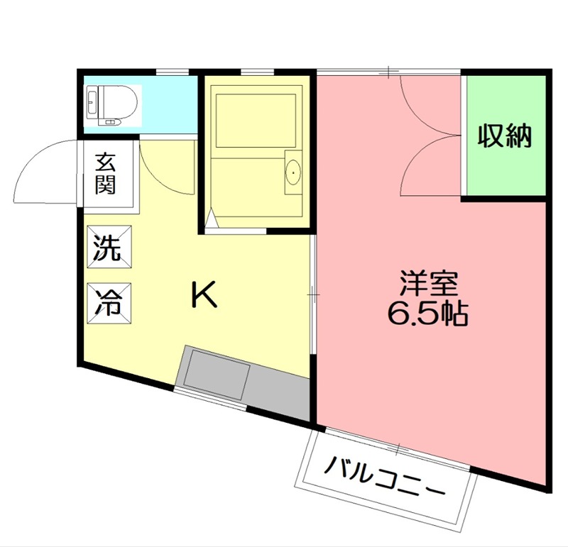 コーポ・オンザピーク 202号室 間取り