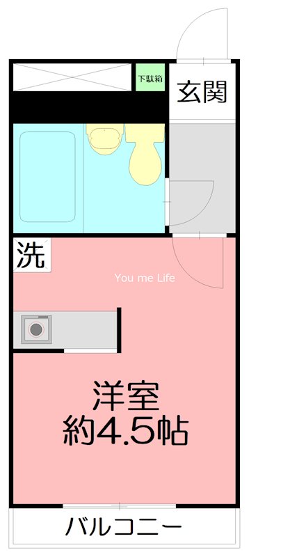 ベルピア南太田 間取り図
