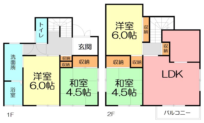 深谷中6丁目戸建 間取り