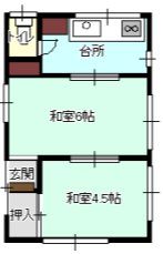ローヤルⅡ 3号室 間取り