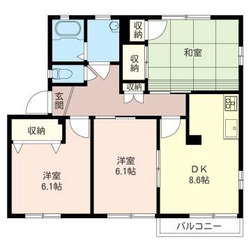 ローゼンハイム湘南 D 101号室 間取り