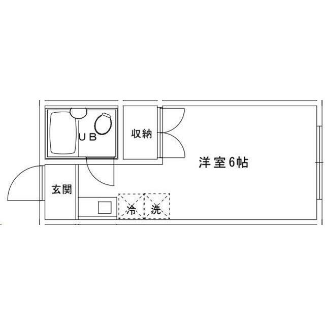 ポルシェ飯山 206号室 間取り