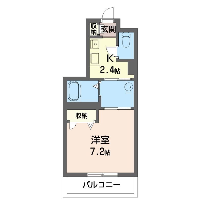 ノールヴィラージュ平塚 101号室 間取り