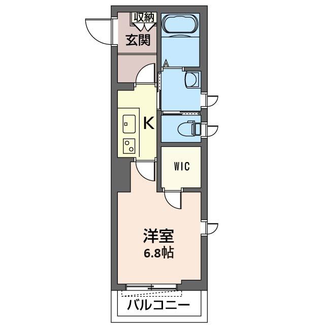 K.S.Claire Stein 101号室 間取り