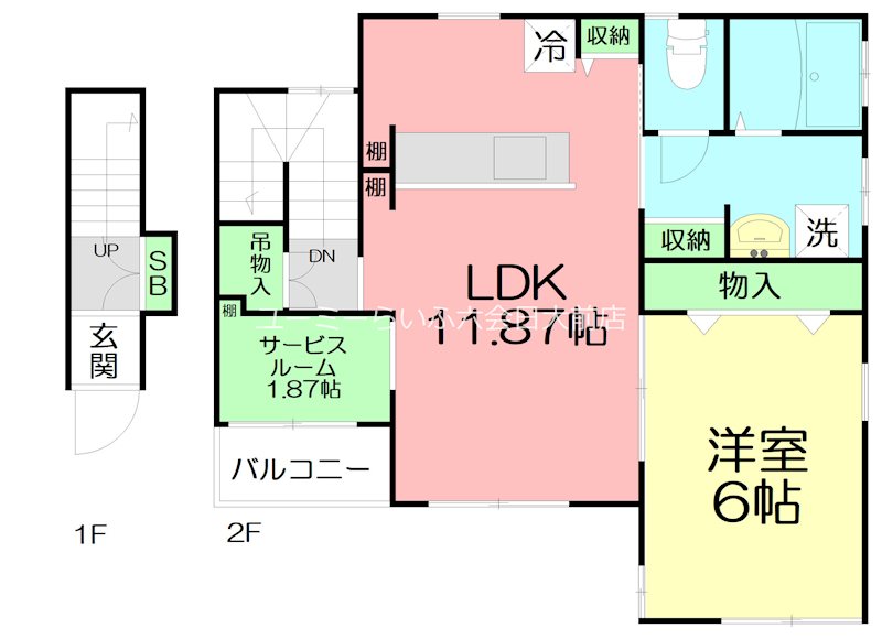 kagetu湘南 201号室 間取り