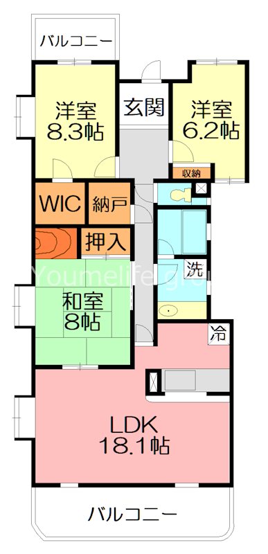 セレーノ鎌倉長谷 104号室 間取り