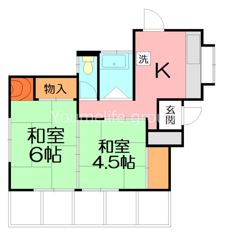 森貸家 間取り