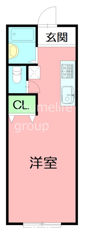 サイクルハイツⅠ 202号室 間取り
