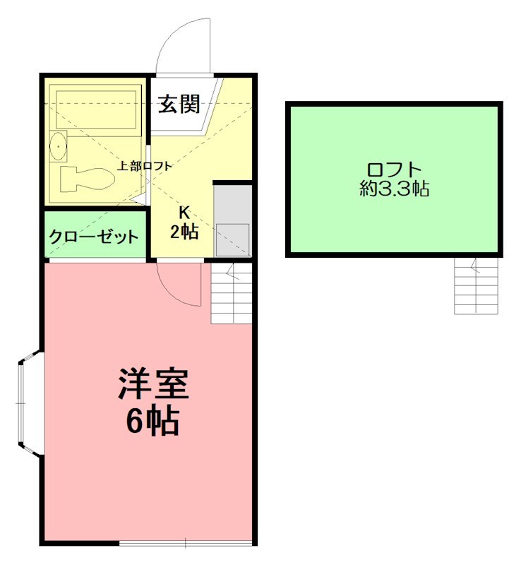 ヴィレッタ戸塚 101号室 間取り