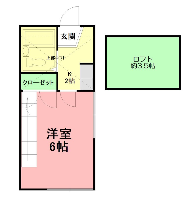 ヴィレッタ戸塚 105号室 間取り
