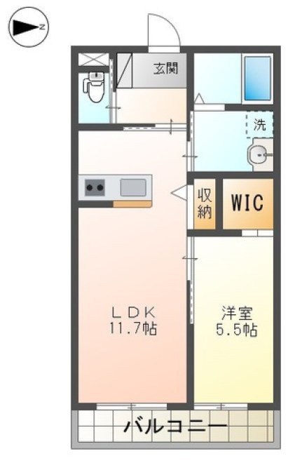 (仮称)小田原市田島マンション新築工事 306号室 間取り