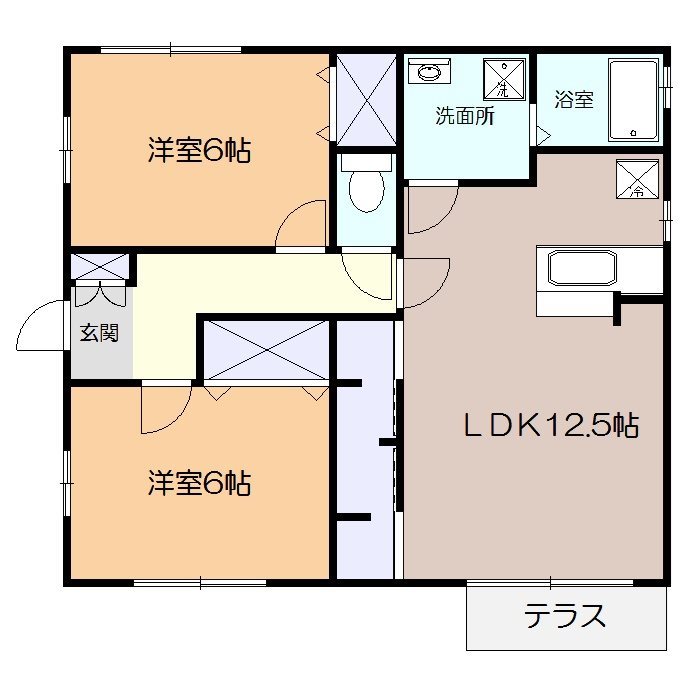 パティオ7 間取り