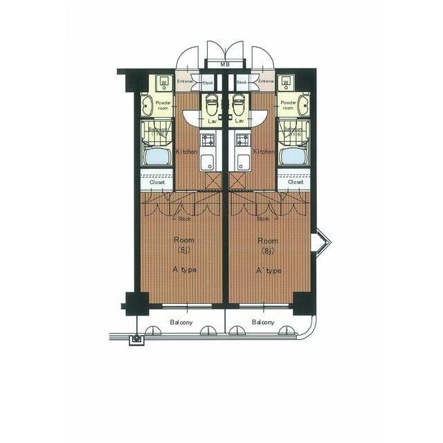 エクセラ鎌倉 208号室 間取り